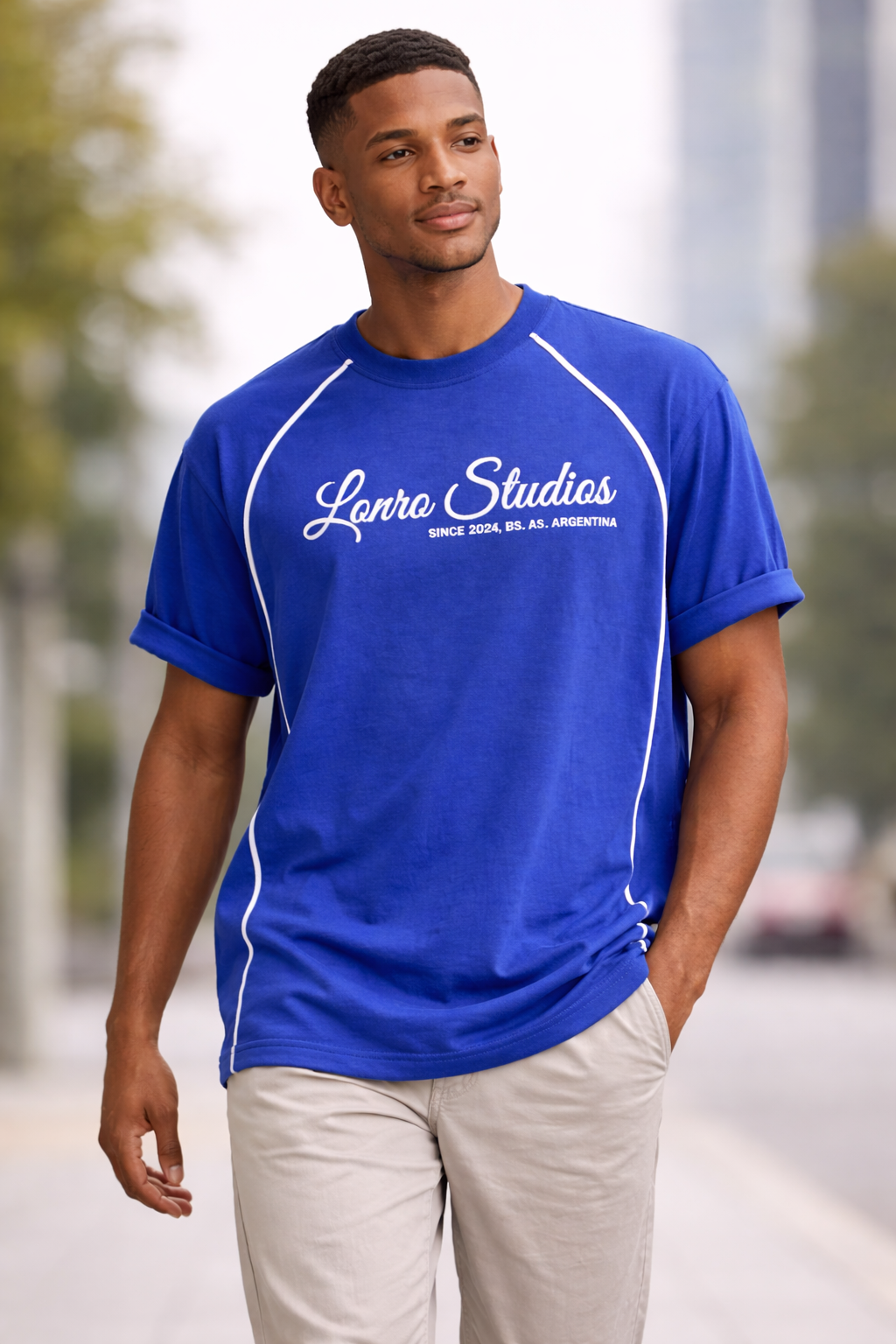 Lonro Studios Script Raglan Tee