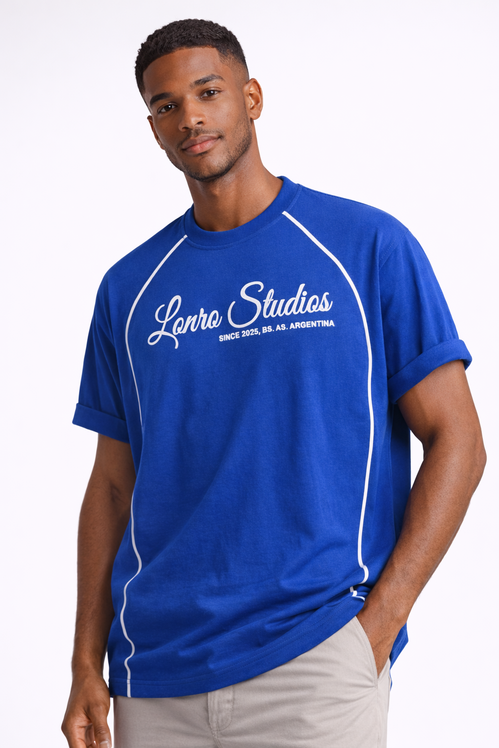 Lonro Studios Script Raglan Tee
