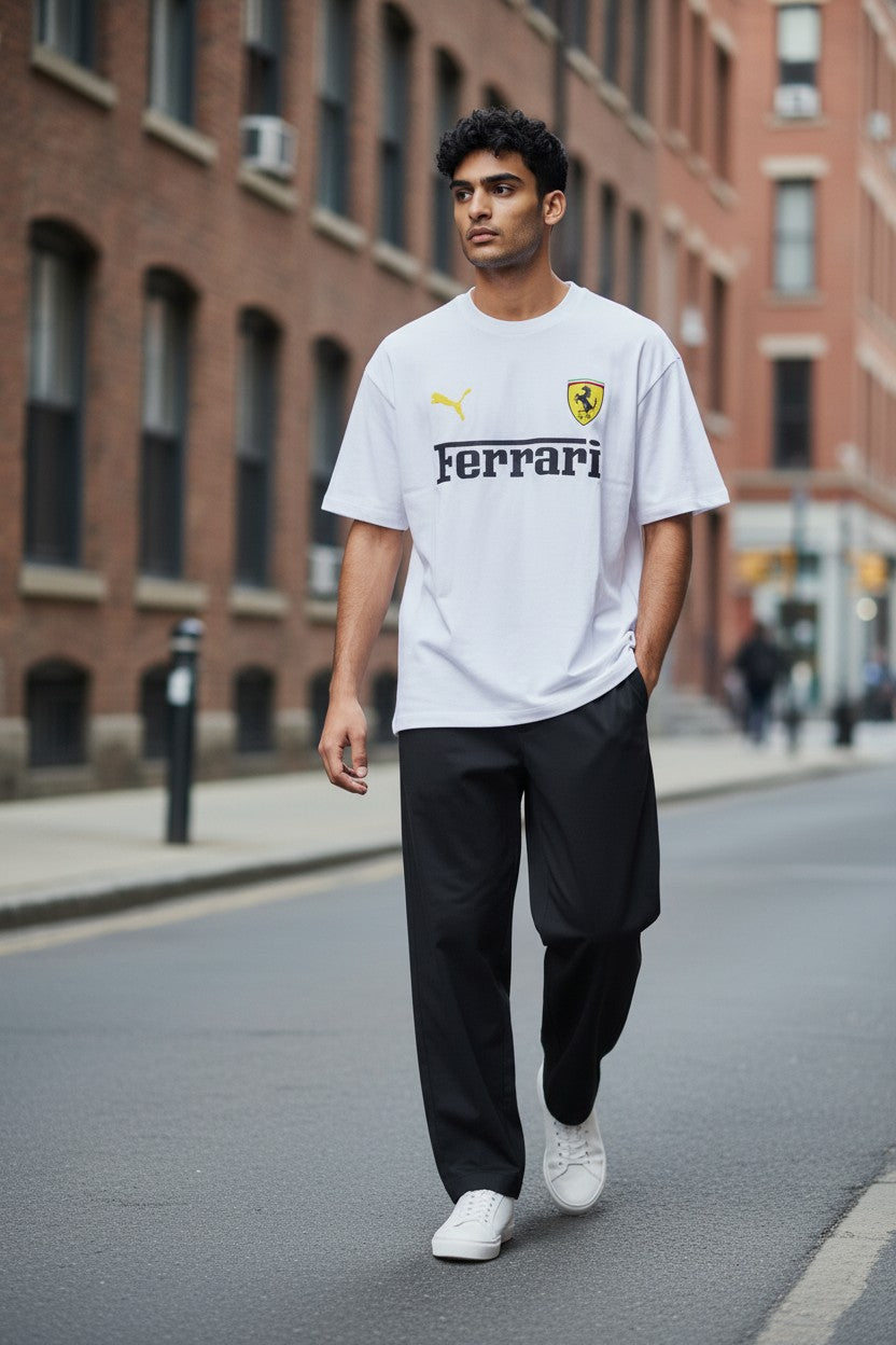 Scuderia Ferrari Heritage Oversized Streetwear Tee