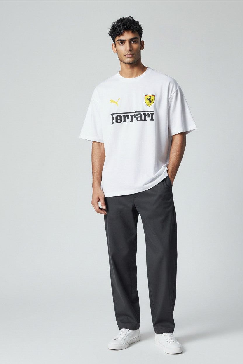 Scuderia Ferrari Heritage Oversized Streetwear Tee