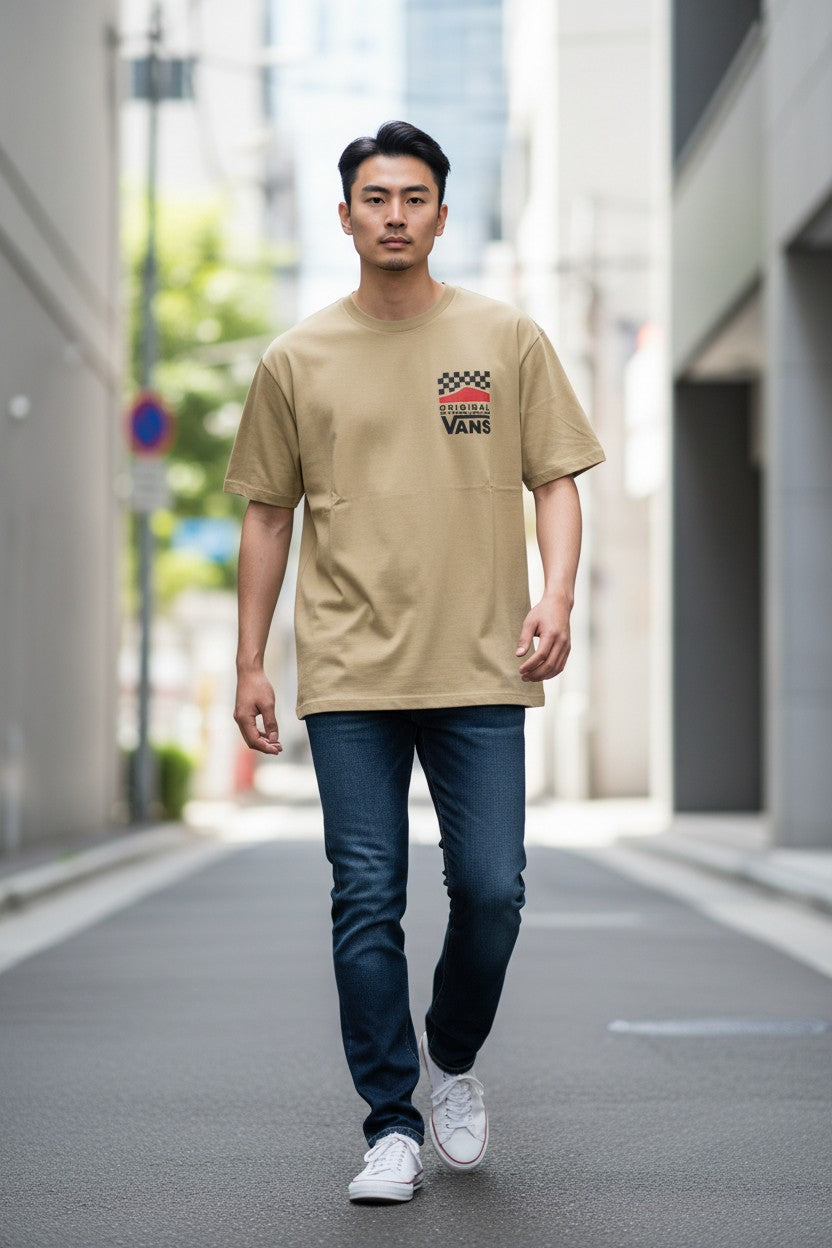 Vans "Original" Checkerboard Graphic Tee