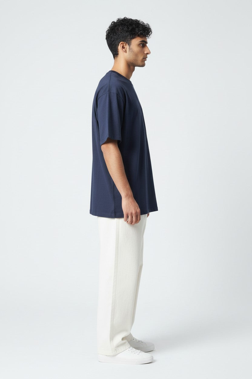 Vans "Original" Checkerboard Graphic Tee - Navy